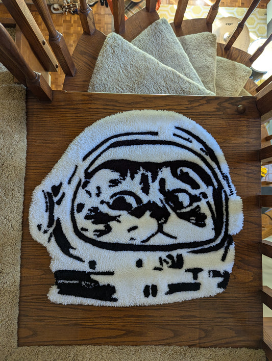 Handtufted Space Cat Rug